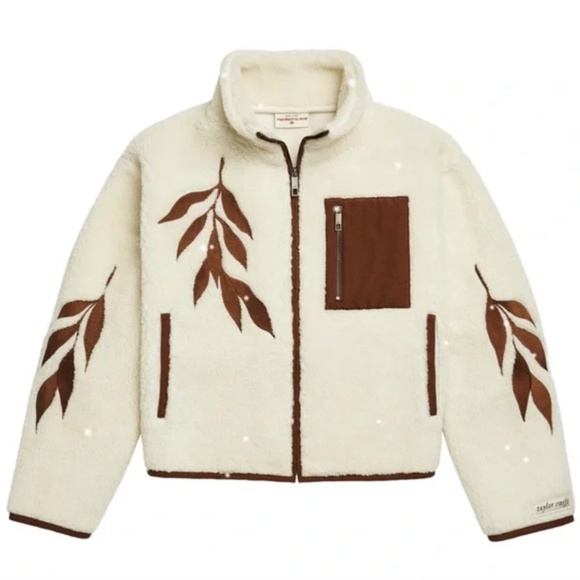 Taylor Swift Tops - *last chance* Taylor Swift Evermore Life Is A Willow Zip Up Sherpa Jacket